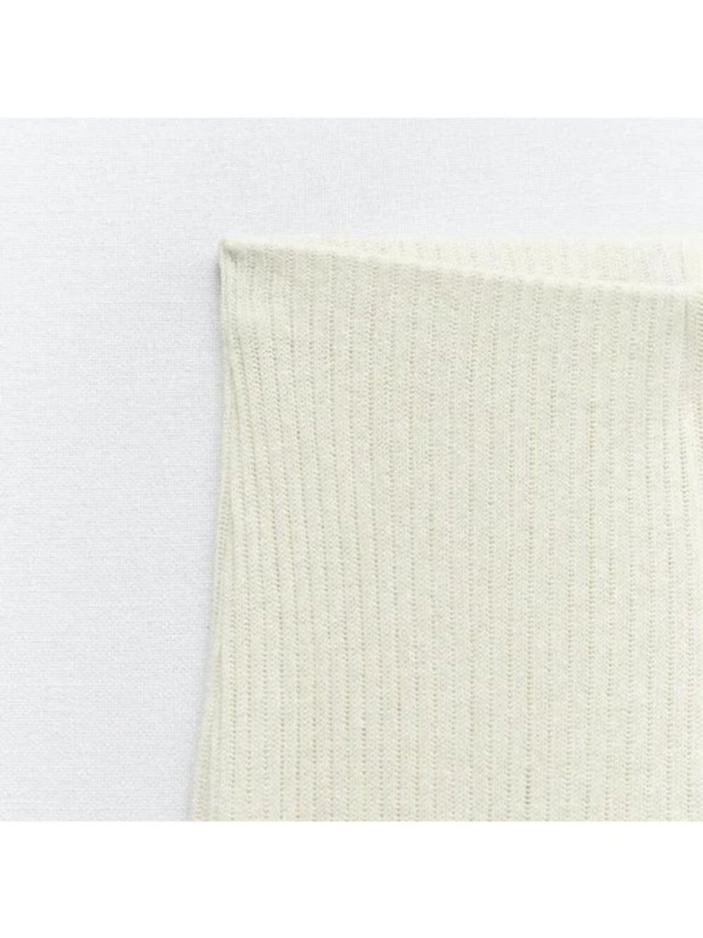 Zara Ivory Ribbed Knit Set - Picture 5 of 16